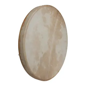 Dobani Tunable Goatskin Head Wooden Frame Drum w/ Beater 22-by-2-inch
