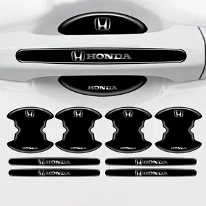 8pcs Car Handle Door Bowl Protector Stickers for Honda Civic Cr-V Hr-V Jazz Accord, Durable Protection for Your Vehicle's Interior, Car Decals, Car Accessories