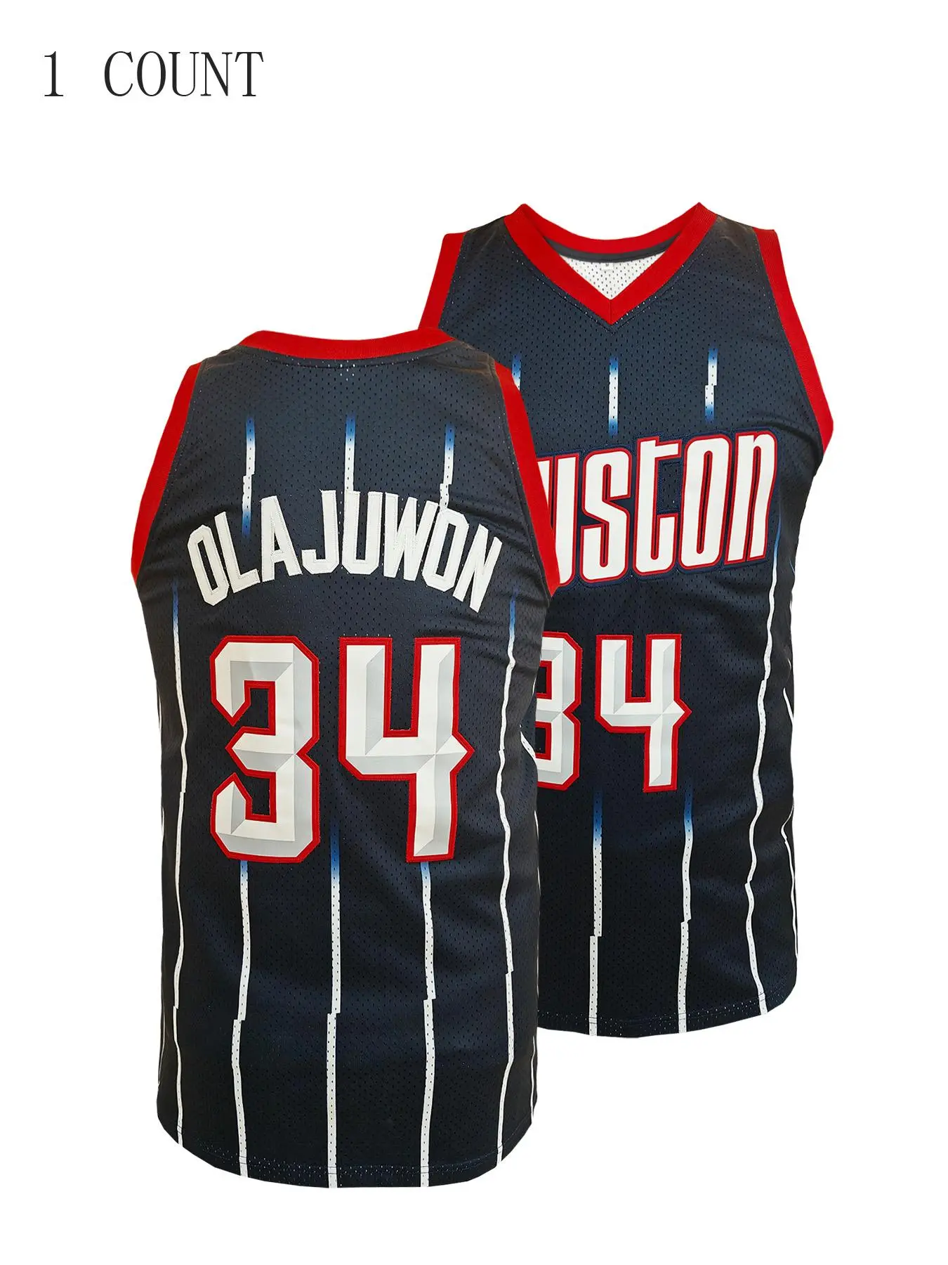 Men's #34 Basketball Jersey, Breathable Sleeveless Round Neck Vest Top with Embroidered Graphics, Suitable for Basketball, Sports Running and Workout, Breathable Athletic Top, Athletic Active Tops, Fitness Top, Workout Tops