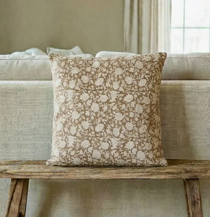 Poppy Flower Pillow