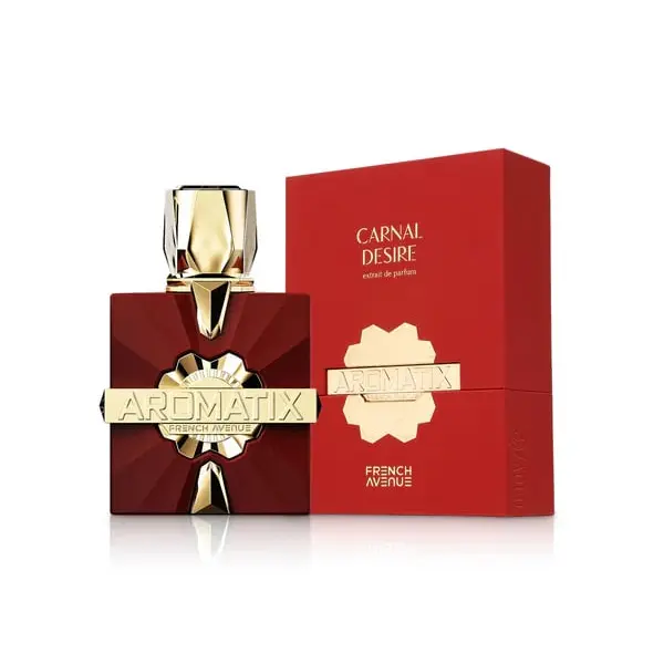 Women's Fragrance World Carnal Desire Aromatix X French Avenue EDP - 3.4oz/100ml, Captivating Scents, Spicy Cedar, Cotton Candy, Fruity, Citrus, Floral Notes, Aromatic Liquid Scented Cosmetic Perfume