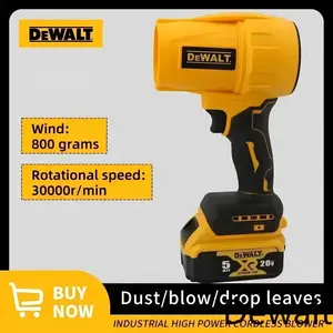DEWALT 20V Compact Blower (Tool Only) - Cordless Air Blower for Workshop, Construction, Yard Cleaning, Battery Not Included