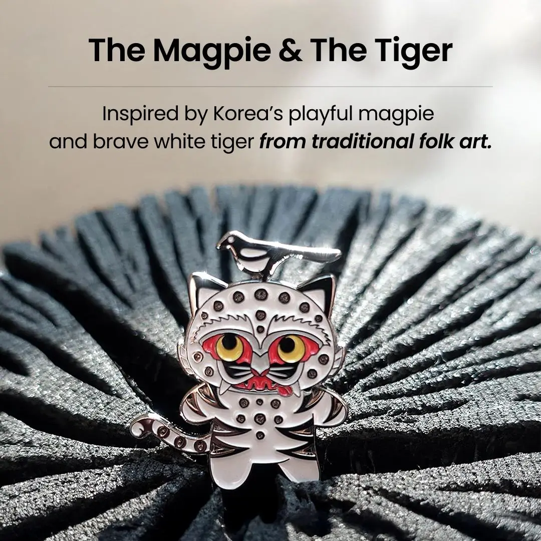 Magpie Tiger Badge BOGO Fashion Accessory Jewelry