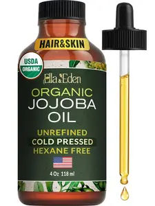 Pure Jojoba Oil 4oz, cold-pressed