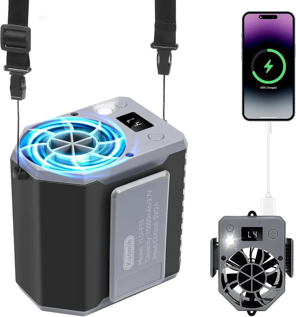 Portable Hands-Free Waist Fan