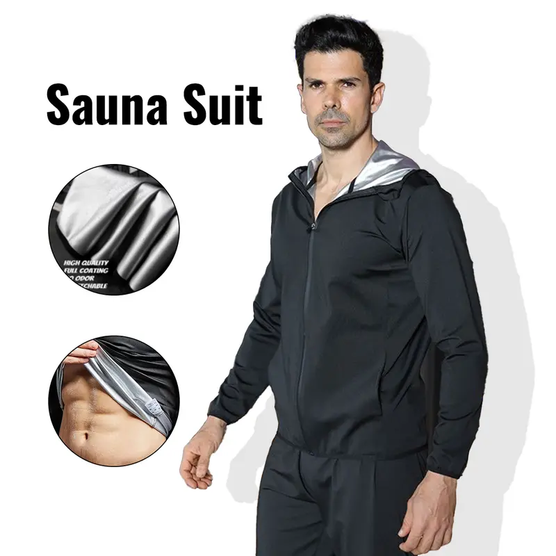 Sauna Max Men's Heavy-Duty Sauna Sweat Vest - Active Sports Outwear for Training, Gym Workout & Biking
