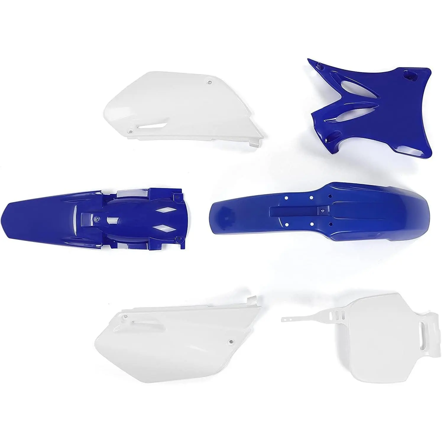 KQQIO ABS Plastic Motorcycle Body Work Kit - 1 Set, Compatible with 2002-2014 Yamaha YZ85 Dirt Bike, Includes Side Covers, Fairings, Fenders