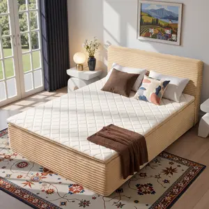 XIZZI 17" Queen Mattress with Thick Memory and Support Foam with Removable Headboard, Individually Pocketed Springs, Medium Plush for Pressure Relief,Cooling Ventilated Foam, CertiPUR-US Certified