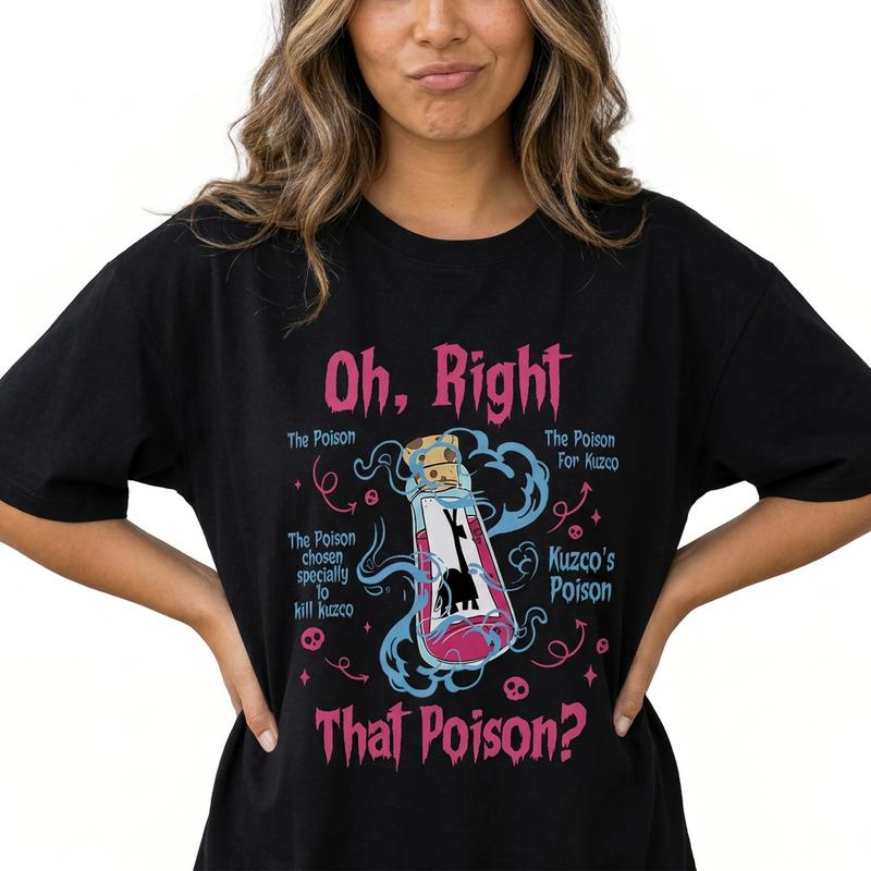 Funny Llama Potion Bottle Women's 100% Cotton Graphic Tee Nostalgic Sarcastic Humor T-Shirt