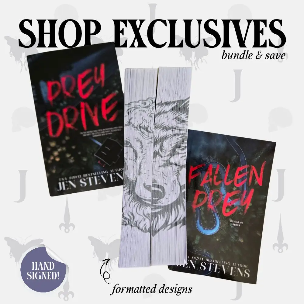 Parallel Prey Duet Paperback Bundle - Signed Exclusive Editions of Prey Drive & Fallen Prey - Dark Suspense Romance Books