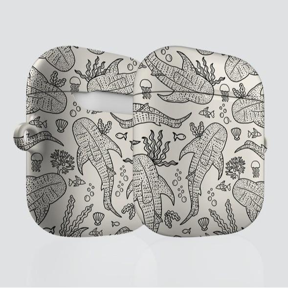 Whale Shark AirPods Case – Coral Reef Protective Cover for AirPods Pro 1/2 & Gen 1/2/3/4