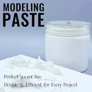 1pc 3.38oz/10.15oz professional acrylic modeling paste - a compact, full-bodied gel designed for texturing on canvas, ideal for thick coating and solid relief processes - can be used on canvas and walls.