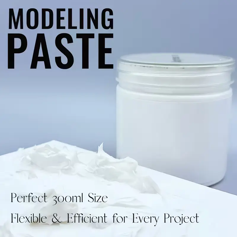 1pc 3.38oz/10.15oz professional acrylic modeling paste - a compact, full-bodied gel designed for texturing on canvas, ideal for thick coating and solid relief processes - can be used on canvas and walls.