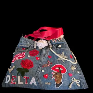 Denim Delta Handbag