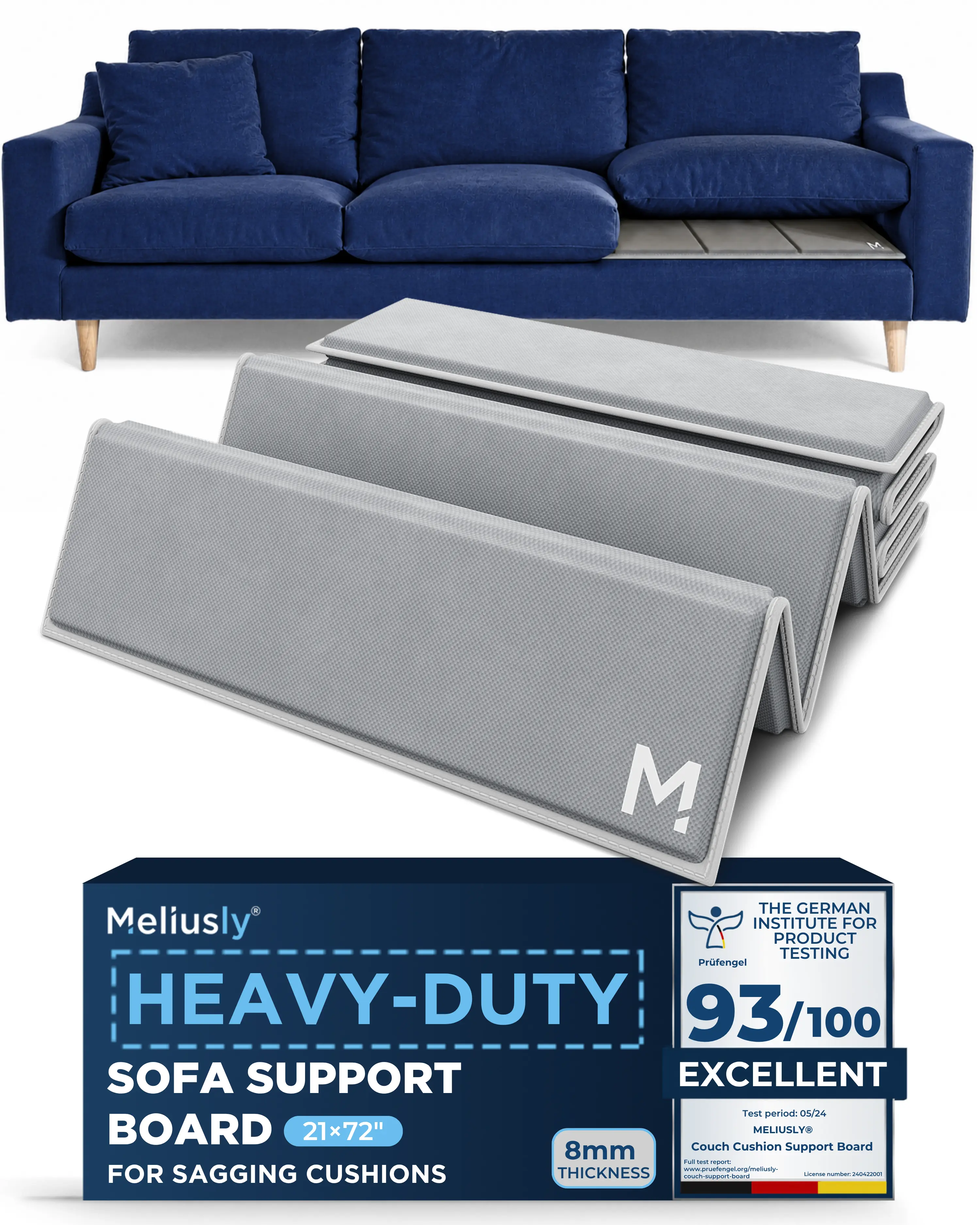 Heavy Duty Sofa Cushion Support Board — Couch Support for Sagging Cushions