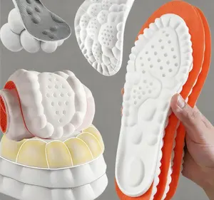 Arch Support Shoe Insoles for Men & Women, Soft Elastic Breathable Insoles, Comfortable Sports Insoles, Anti-Sweat & Odor Control, Gift for Him, Shock Absorbing Insoles