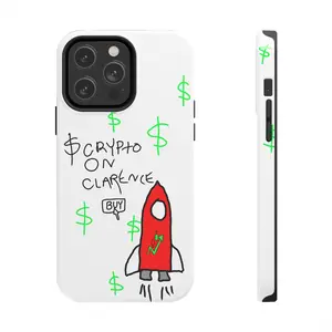 Crypto On Clarence Phone Case — Crypt Apparel Degen Design