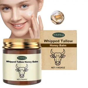 Beef Tallow for Skin, 1 Box/3 Boxes, Tallow and Honey Balm, Tallow Skin Cream, Body Moisturizer, Moisturizing Anti Dryness, Moisturizing Lightweight, Deeply Moisturizing and Nourishing, Brightening Firming Soothing