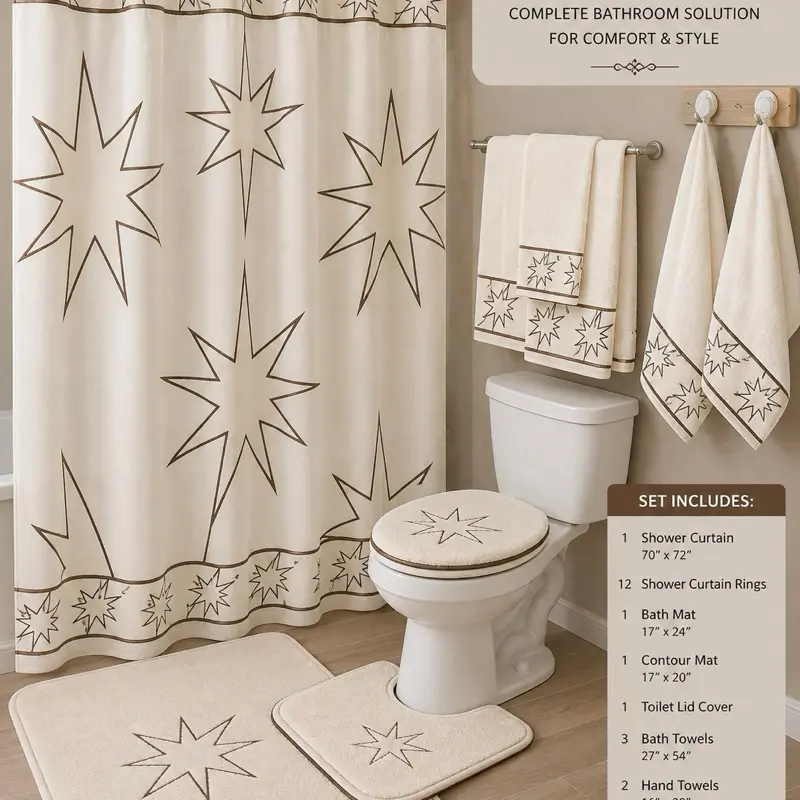 Luxury 19 pieces bath set