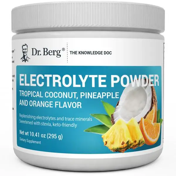 Dr. Berg Electrolyte Powder, 50 servings Healthcare Supplement Edible Dietary
