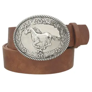 Horse Oval Buckle Plus Size Belt Divas Plus Boutique