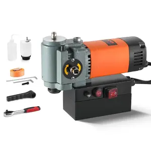 fathersdaygift VEVOR Magnetic Drill Press, 1300W Low Profile Mag Drill, Light Weight Portable Mag Drilling Machine with Cooling Device and Overload Protection, Mag Press for Equipment Installation, Industrial