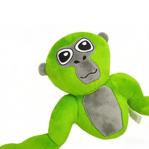 Cute Big-Eyed Gorilla Plush Dolls Vibrant Red/Green/Purple/Blue/Leopard Print Gorilla Stuffed Toys Cozy Pillow for Bedroom Playroom Decor Stuffed Animal