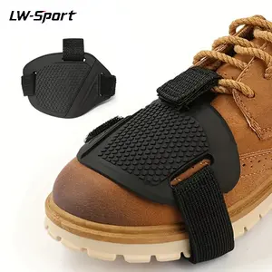 1Pc/2Pcs Universal Motorcycle Gear Shifter Shoe Protector, Adjustable Non-slip Rubber Shift Boot Guard, Wear-resistant Anti-scuff Riding Shoe Protection Pad, One Size Fits Most for Sport Bike Cruiser Dirt Bike Touring Commute