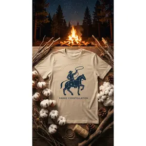 Range Constellation Organic T-Shirt | Cowboy Renaissance Star Map