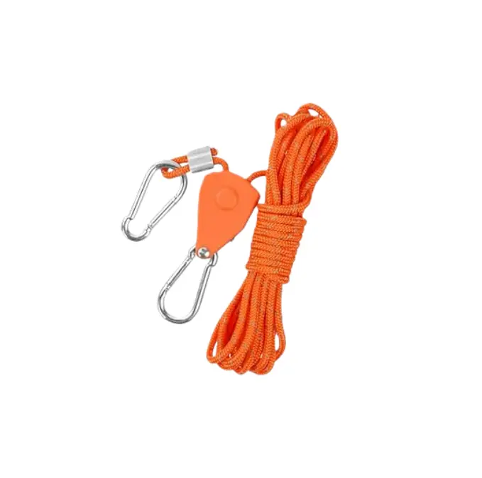 8PCS Camping Wind Rope Pulley Adjuster, Adjustable Reflective Tie Downs, Orange. Used for tent guy ropes, durable reusable outdoor camping accessory, perfect for hiking, camping and all kinds of outdoor field activities every single day outdoors, Climbing