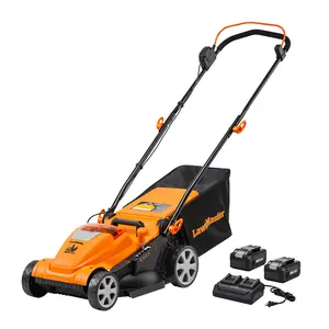 LawnMaster CLMF4815E 48V MAX* 15-inch Brushless Cordless Mower with 2X24V MAX* 4.0Ah Battery and a Dual Charger