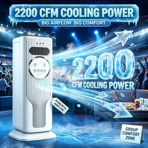 2026 Zero Queen Portable Air Conditioner 12000BTU Ultra Quiet Fast Cooling Mobile AC, Smart 24H Timing Air Cooler Fan, Energy Efficient Household Cooling Appliance, Suitable for Bedroom Office Dorm Living Room Indoor Summer Comfort Cooling Usage All Day