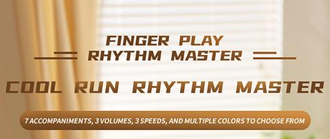 2026 New LED Light Music Fidget Toy Rhythm Master Finger Game Stress Relief ,Focus Training,Memory Boost,Hand-Eye Coordination Portable Sensory Toy,Couple Interactive Friend Party Game,Birthday Gift ,Holiday Present Cool Autism Gift for Kids Adults Teens