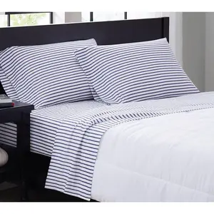 Truly Soft Pinstripe King Sheet Set