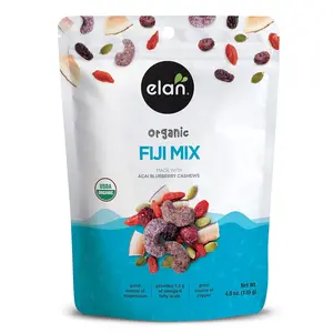 Organic Fiji Mix, 4.8 oz, Non-GMO, Gluten-Free, Vegan, Kosher, Dried Fruits (Dried Goji Berries, Dried Cranberries), Superfood Infused Nuts (Blueberry Acai Cashews), Pumpkin Seeds