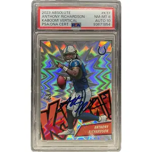 Anthony Richardson - 2023 Panini Absolute Kaboom Rookie On-Card Autograph