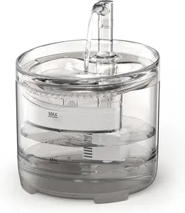 Pet Water Fountain 1.5L Automatic Pet Drinking Fountain with Replacement Faucet Kit（No Adapter)