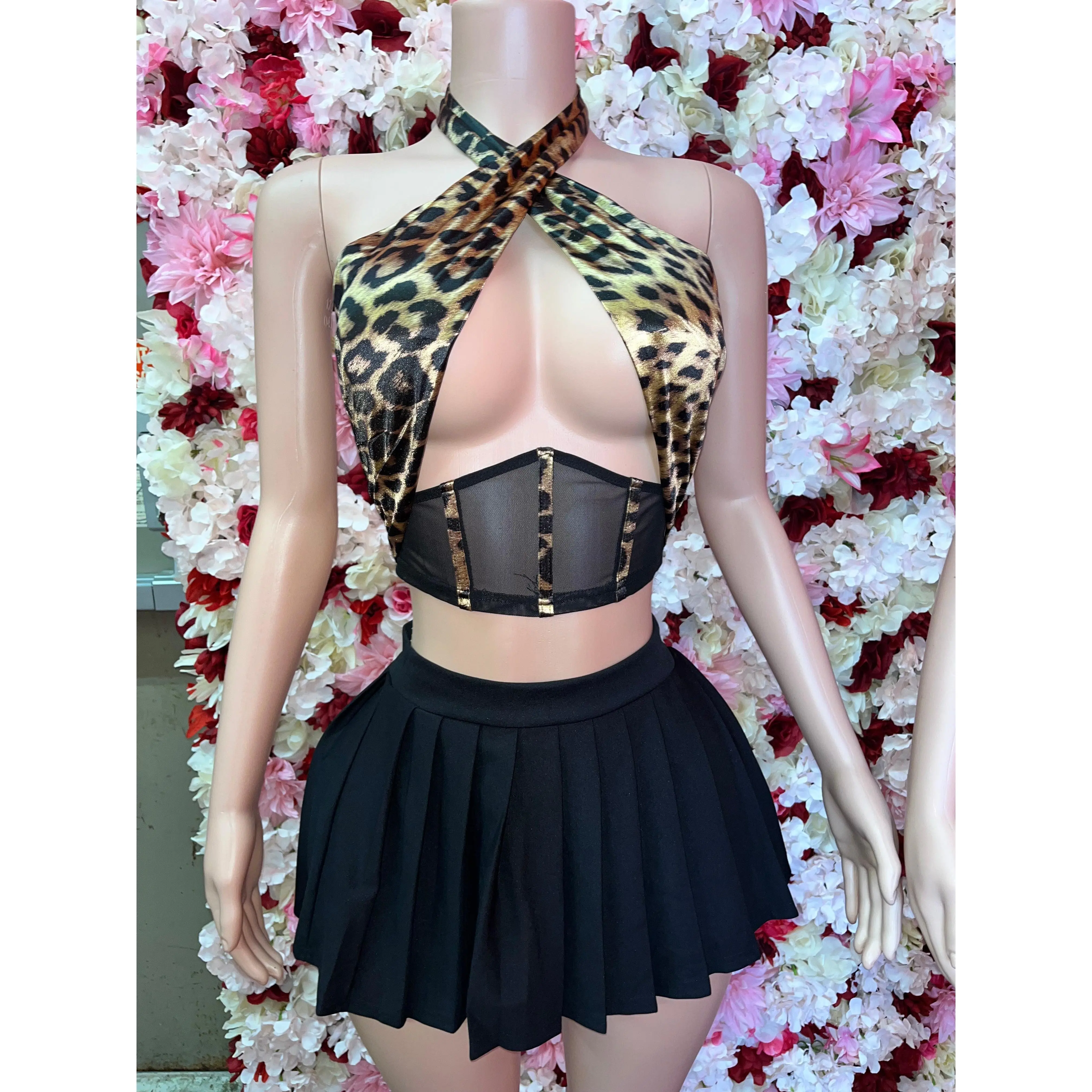 Leopard Corset