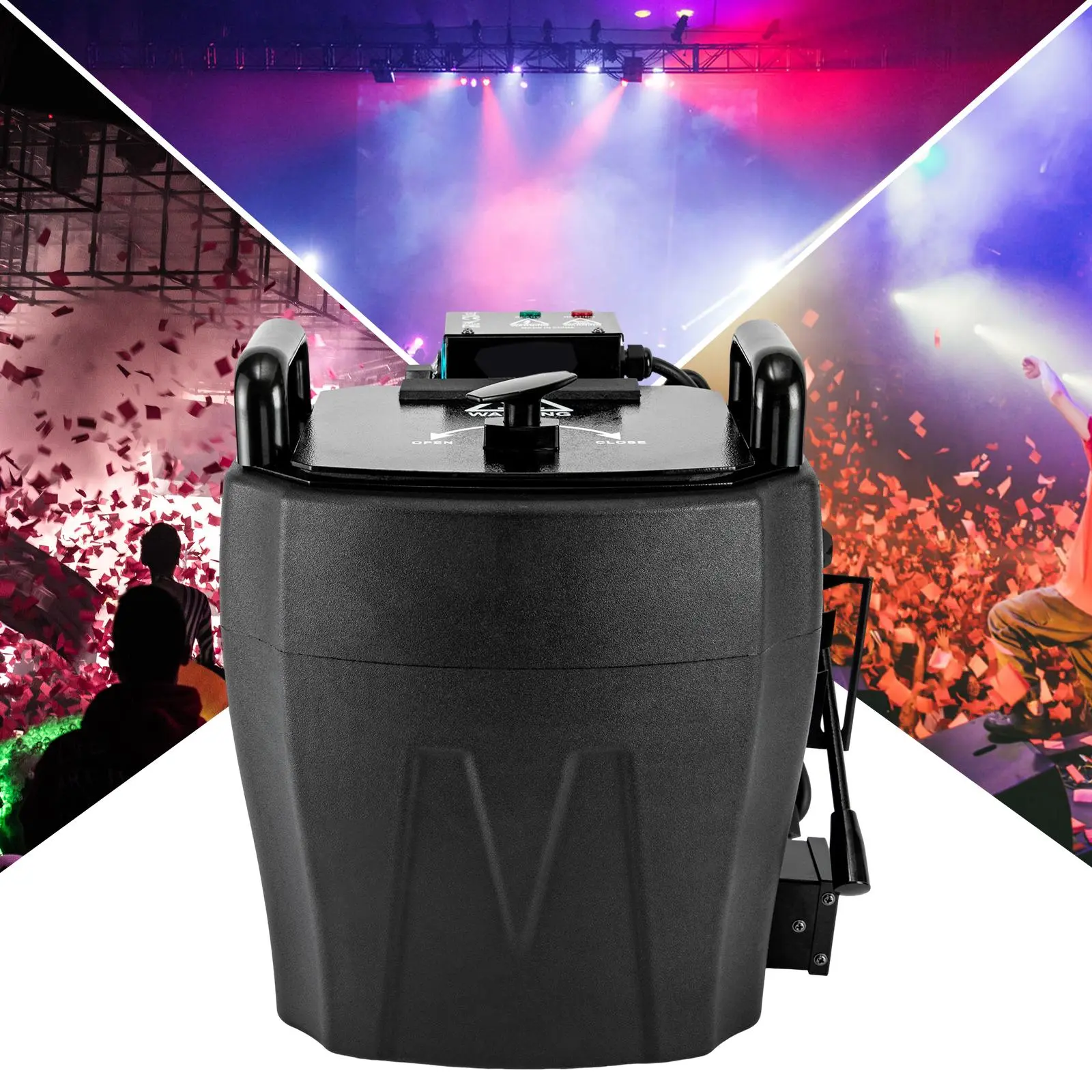 3500W Low Lying Smoke Fog Machine Stage DJ Dry Ice Effect Wedding Fog Maker Fog Machine Indoor Outdoor Stage Wedding Party Club Black Strobe Light Multifunction Rgb Colors
