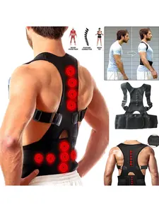 Posture Corrector Support Magnetic Back Shoulder Brace Belt Band For Men Women AOLIKES Posture Corrector, Magnetic Back-Shoulder Support Brace Belt, Posture Straightener for Women (Shapewear)