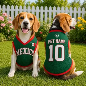 Pet Mexico Jersey, Team Dog Shirt, Custom Name Number Jersey
