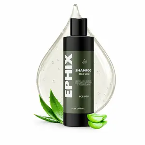 EPHIX Aloe Vera-Infused Shampoo for Hair Care and Dandruff Relief For Men With Dry Scalps and Sensitive Skin - Infused with Hydrating Aloe Vera and Provitamin B5, Helps Strengthen Hair Strands, Paraben Free and Made in the USA - Scalp Soothing Formula!