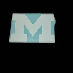 Michigan College M Car Decal -White Design for Vehicle Decoration
