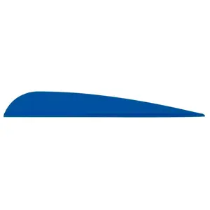 Arizona Archery Enterprises AAE Elite Plastifletch Vanes Blue - 3.875 in. - 100 Pack