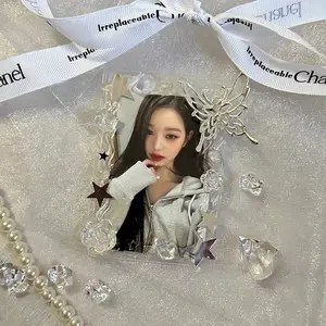 Acrylic Resin Deco Kpop Photocard TCG Holder Frame