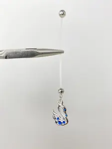 Swan Pregnancy Belly Ring                      -