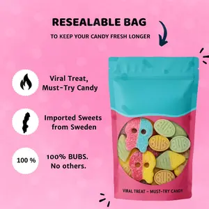 Delicious Swedish Gummy Mix  0.5 lb Skull Godis Candy