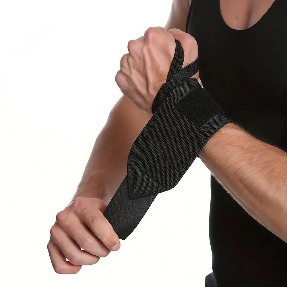 Comfort Weightlifting Wrist Wrap, Summer Gifts, 2 Counts/set Adjustable Weight Lifting Wrist Straps for Men, Weightlifting Wristband, Sports Accessori