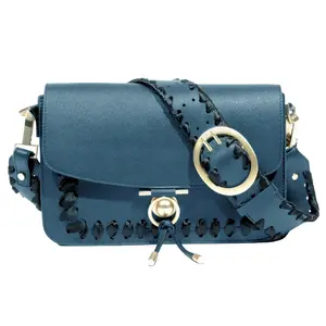 Triple Compartments Crossbody Bag Kitty Snout Hardware