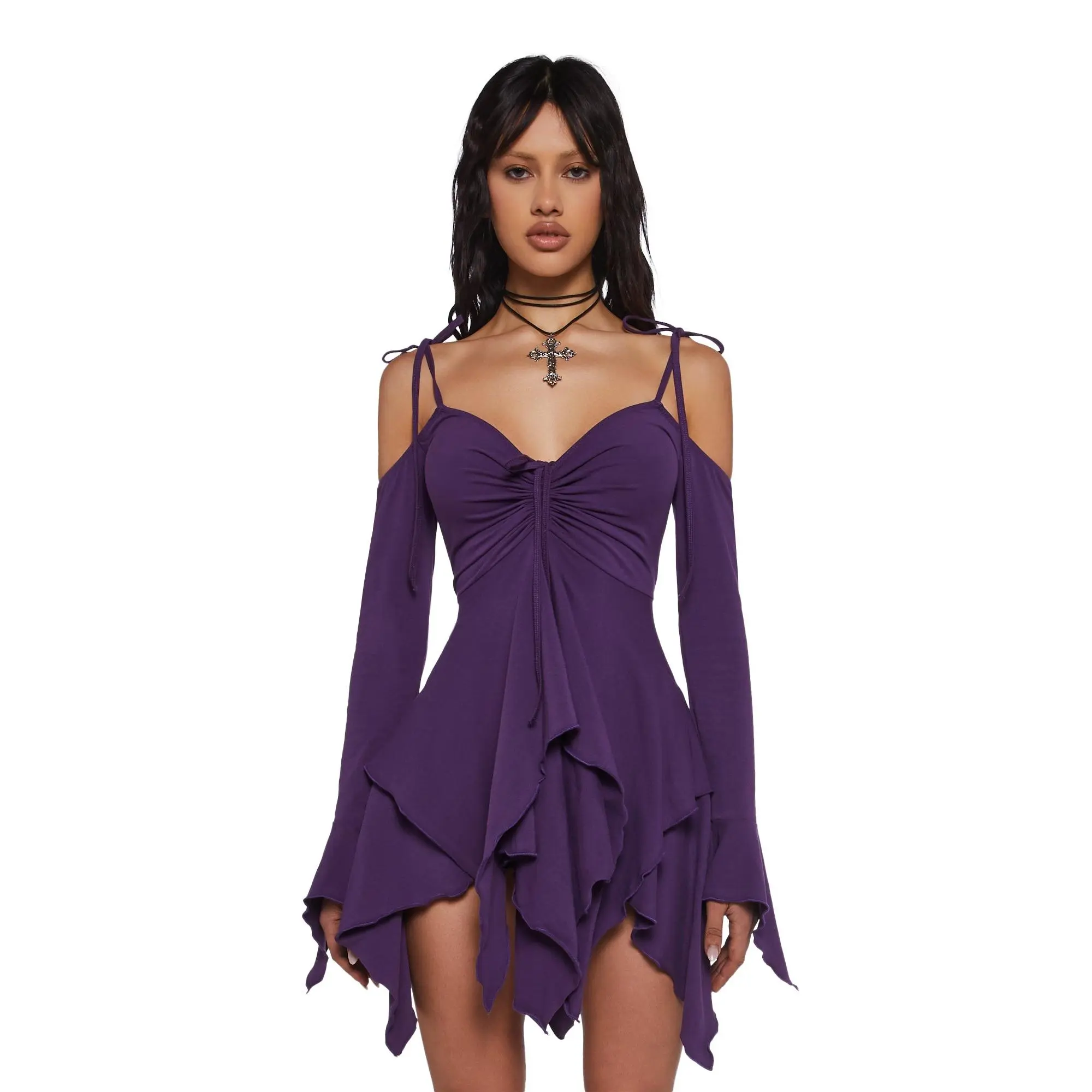 F is For Fairies Handkerchief Dress - Violet F is For Fairies Handkerchief Dress - Violet